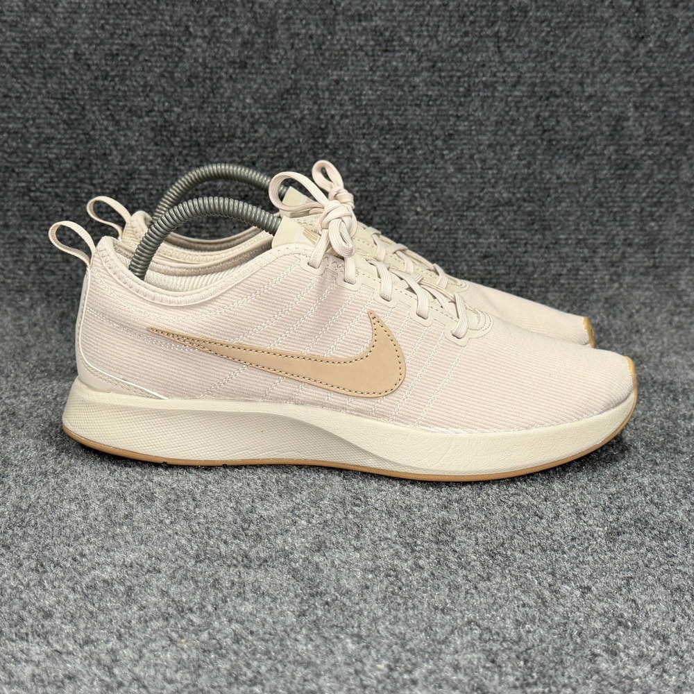 Nike Dualtone Racer Running Shoes Women's 9.5 Tan Athletic Run Training Sneakers
